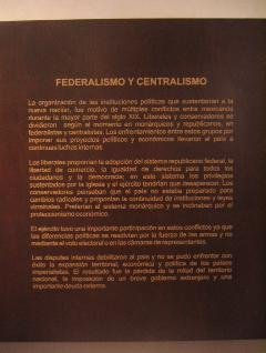 Reseña sobre federalismo y centralismo 