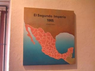 Mapa del segundo imperio de 1865 