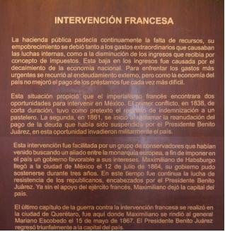 Reseña Intervención Francesa
