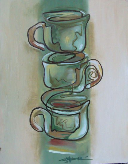 Decafe Oil Canvas Still Life Paintings