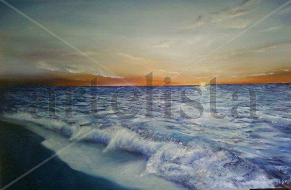 Atardecer Oil Canvas Landscaping