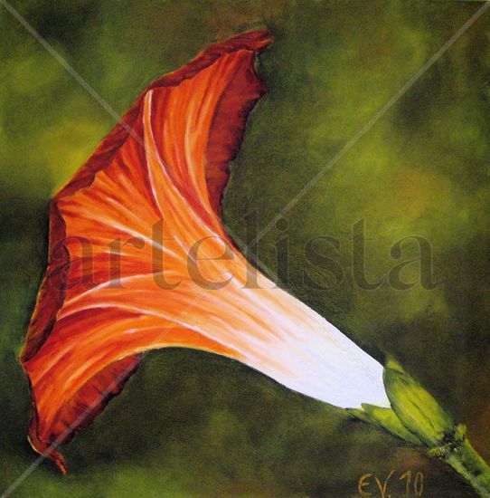 la luz Oil Canvas Floral Painting