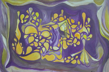 Amarillo y violeta