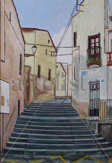 Carrer del Masnou Oil Panel Landscaping