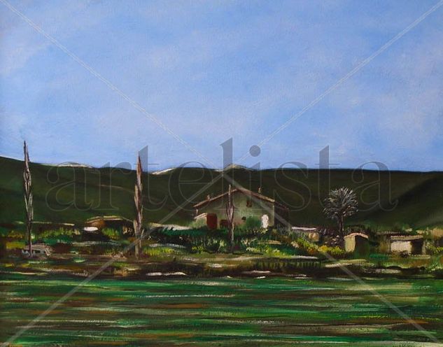 Masia Oil Canvas Landscaping