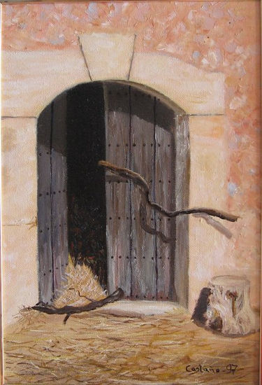 PUERTA DEL PAJAR Oil Canvas