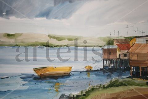 Chiloe Oil Canvas Landscaping