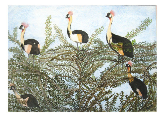 raquel cuesta-  garzas 35x26 