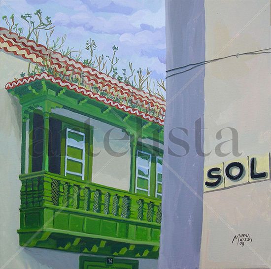 Calle Sol Acrylic Canvas Landscaping