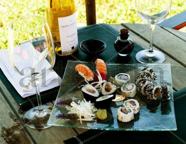 sushi al aire libre