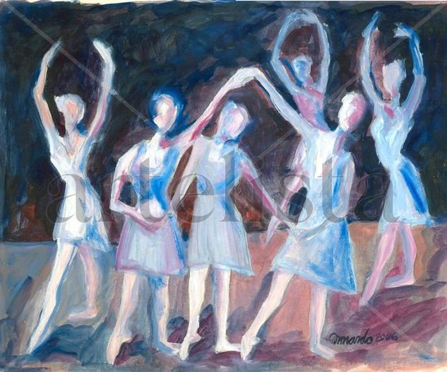 bailarinas Oil Canvas Landscaping