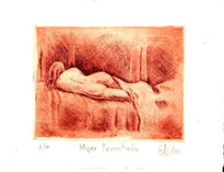 Mujer recostada