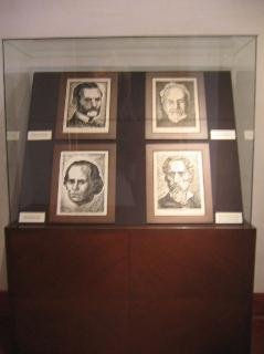 Ignacio Ramírez, Melchor Ocampo, Miguel Lerdo de tejada y Guillermo Prieto Pradillo 