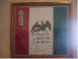 Bandera del batallón Móvil del Ejercito federal 