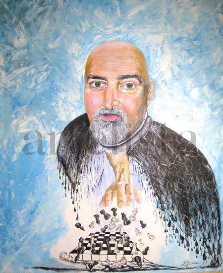 F. Orozco Santiago Oil Canvas Portrait