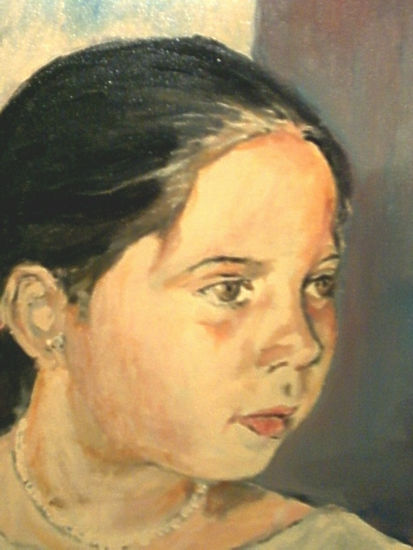 María Oil Canvas Portrait