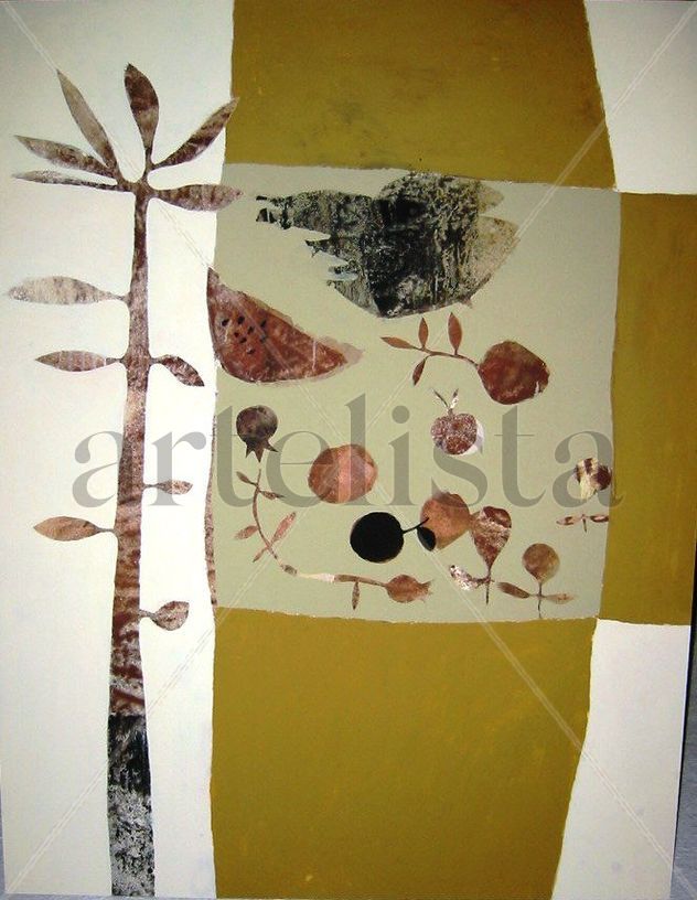 bodegón con árbol