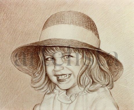Retrato lapiz conte
