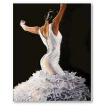 White flamenca