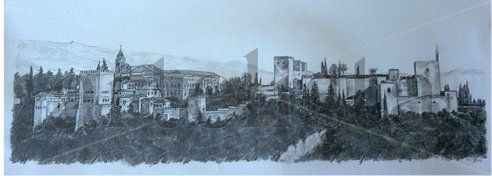 panoramica de la Alhambra desde el mirador de San Nicolas