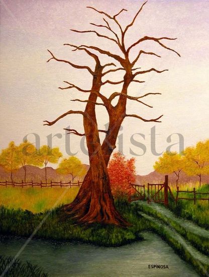 Arboles Oil Canvas Landscaping