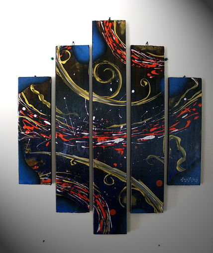 Abstracto con madera