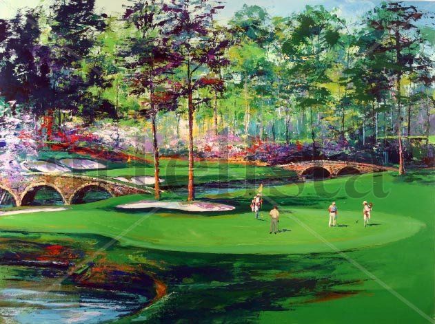 Paisajes de golf Oil Canvas Landscaping