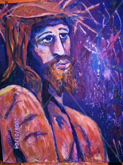 JESUS Oil Canvas Portrait