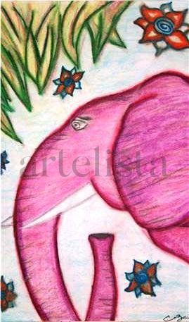 Mirada en rosa Pastel Paper Animals