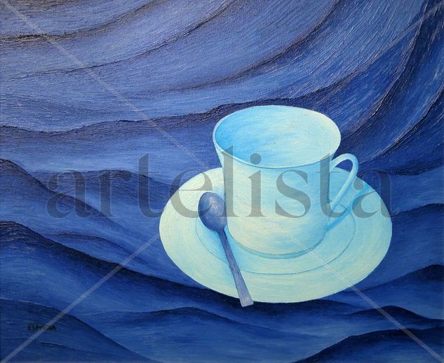 Taza Oil Canvas Still Life Paintings