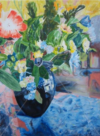 Florero Oil Canvas Landscaping