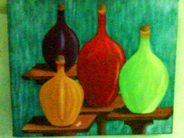 JARRONES Oil Canvas Still Life Paintings