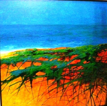 RETAMAS DE LA OTRA PLAYA Oil Canvas Landscaping