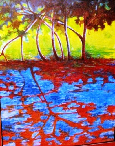 UVEROS EN LA PLAYA Oil Canvas Landscaping