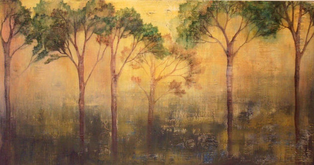 foresta de eucalyptus Oil Canvas Landscaping