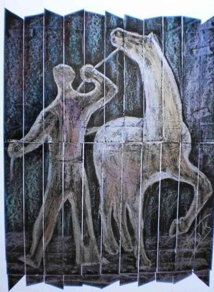 Hombre con caballo