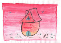 Casita rosa