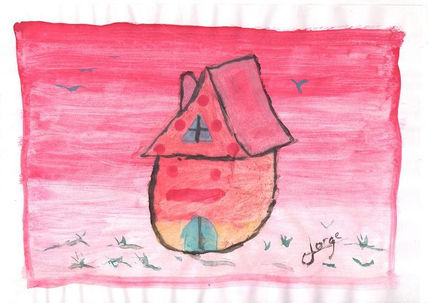 Casita rosa