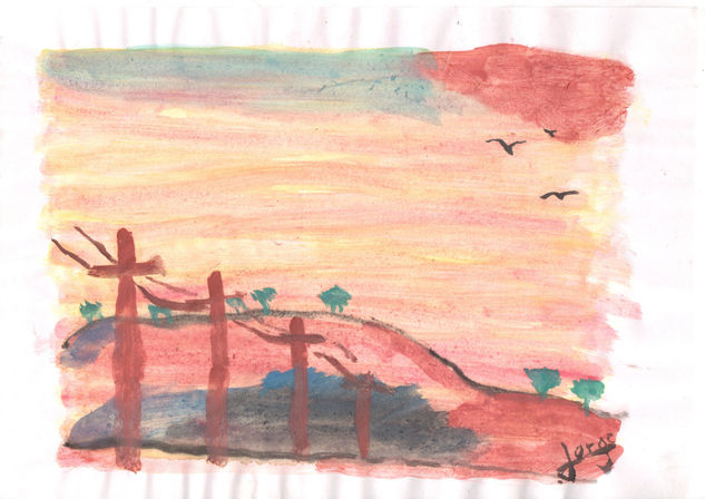 Paisaje alumbrado 