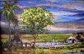 Paisaje con lavanderas
