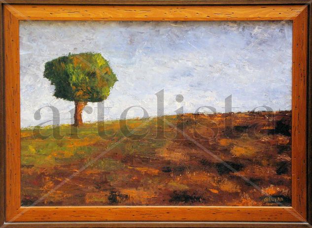 El arbol Oil Canvas Landscaping