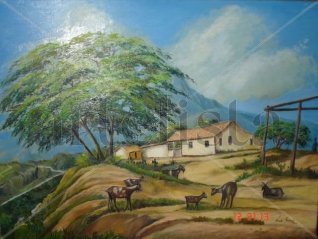 La Tranquilidad Oil Canvas Landscaping