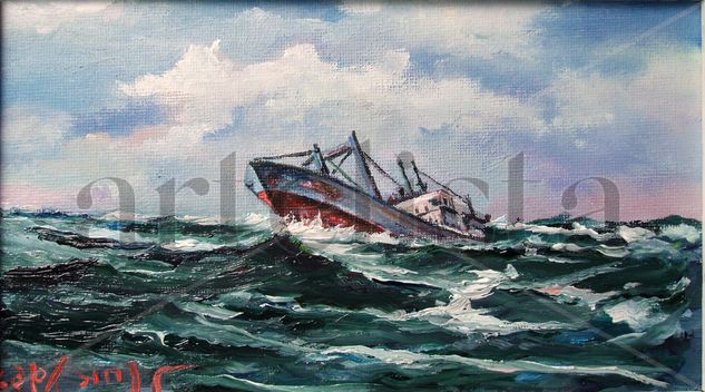 BONITERO Oil Canvas Marine Painting