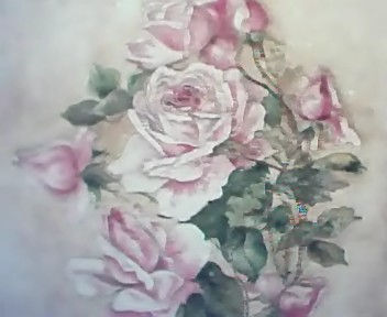 las rosas de mi jardin Oil Canvas