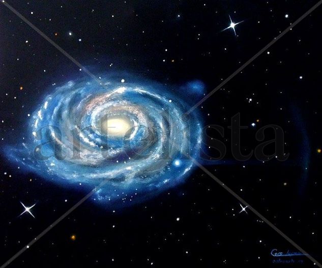 Galaxia del Paraguas Oil Canvas Others