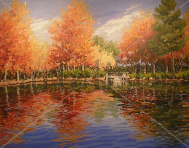 Lago Anna Oil Canvas Marine Painting