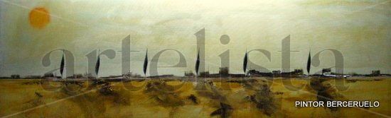 PAISAJE ABSTARCTO Acrylic Canvas Landscaping