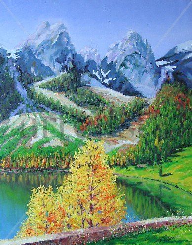 Austria Óleo Lienzo Paisaje