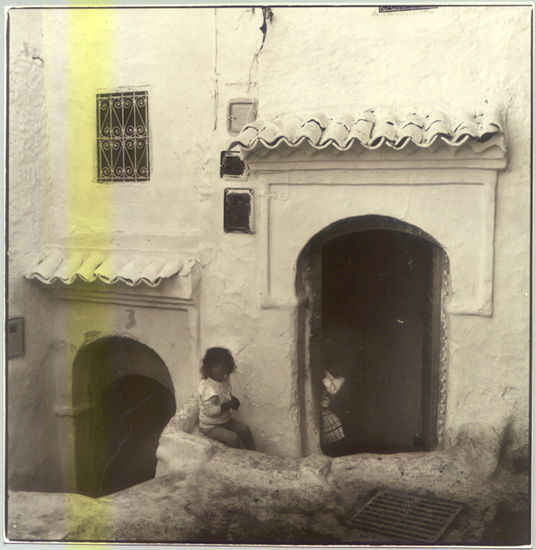 niñas jugando CHAOUEN (Marruecos) Viajes Blanco y Negro (Química)