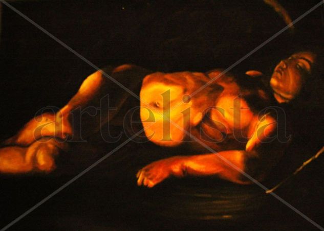 Copia del maestro Caravaggio Óleo Lienzo Desnudos